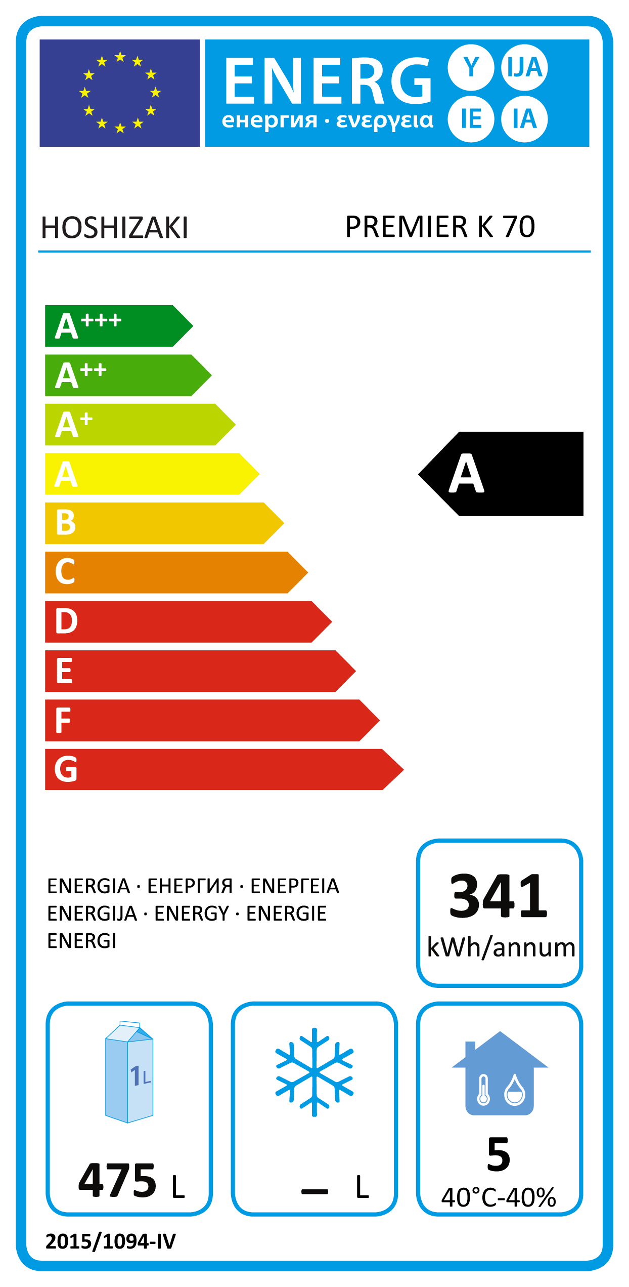 Gram Premier K 70 koelkast